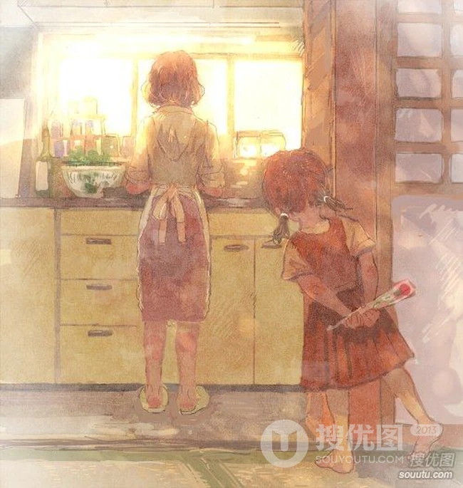 青葱岁月-女生治愈系超唯美插画背景图片 第9张