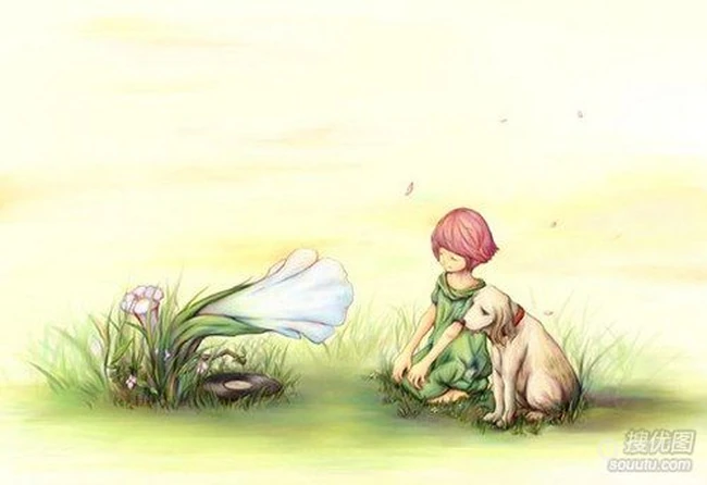 青葱岁月-女生治愈系超唯美插画背景图片 第12张