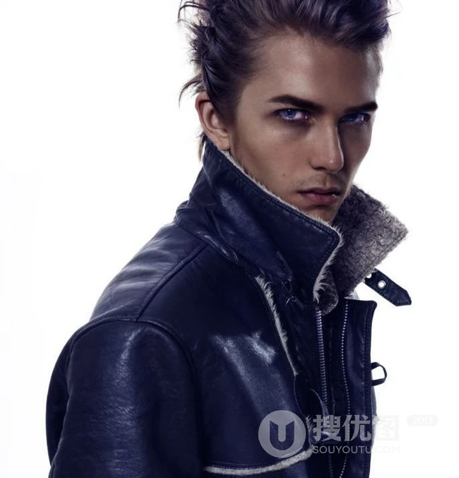 巴西帅哥Leonardo Frosi_酷炫庞克造型写真