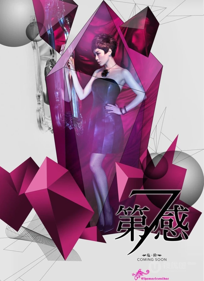 张靓颖宣传海报 描绘女人《第七感》美图7p