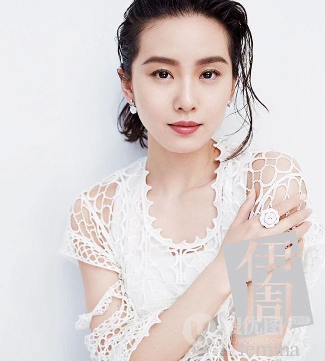 刘诗诗图片，红粉俏佳人刘诗诗唯美写真