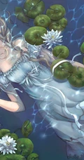 连衣裙少女，二次元梦幻唯美风风格