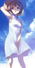 连衣裙少女，二次元梦幻唯美风风格