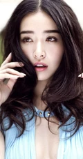 阚清子唯美图片-简约长裙气质飘逸