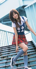 小清新-杉本有美-校裙清纯街拍