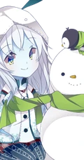 2+2萌少女 2只兔耳+2个可爱的大眼睛