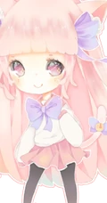 2+2萌少女 2只兔耳+2个可爱的大眼睛