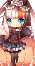 2+2萌少女 2只兔耳+2个可爱的大眼睛
