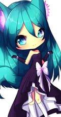 2+2萌少女 2只兔耳+2个可爱的大眼睛