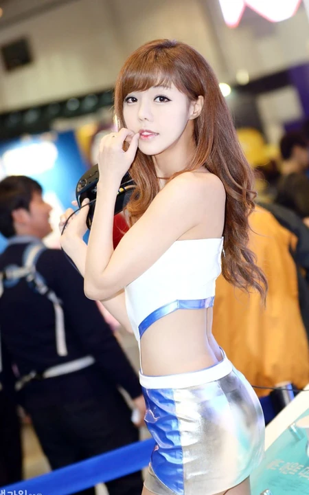 SONY索尼宣传活动中的韩国可爱女生图片