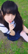 美模张怡高清可爱写真-展学生时代快乐生活