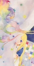 邻家女孩插画美图-邻家那个漂亮的女孩