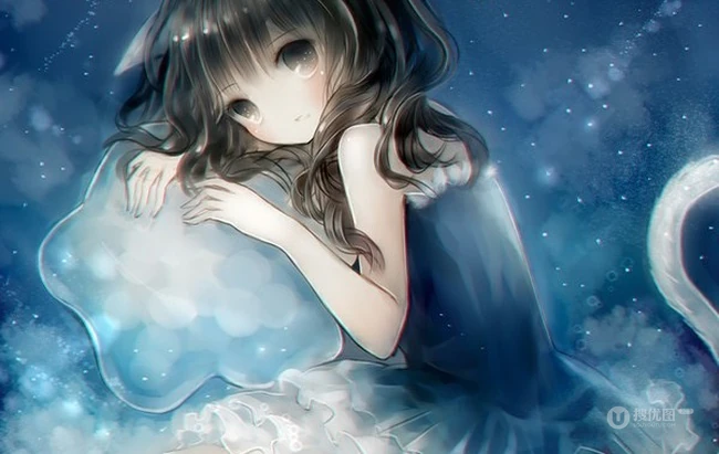 邻家女孩插画美图-邻家那个漂亮的女孩