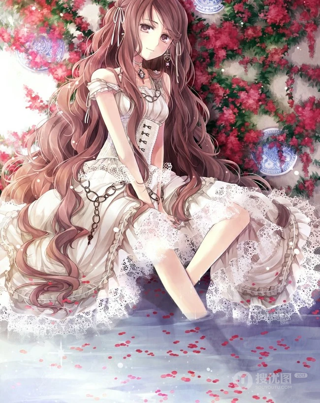 邻家女孩插画美图-邻家那个漂亮的女孩