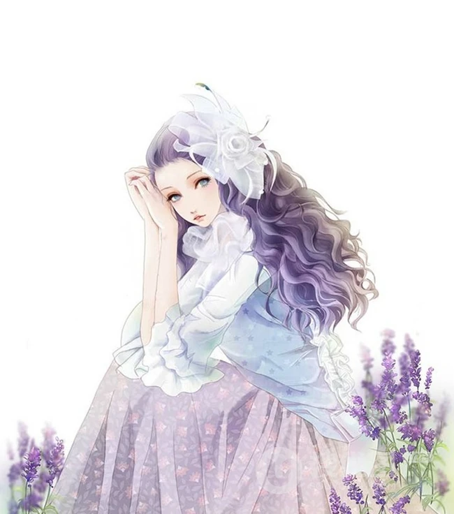 邻家女孩插画美图-邻家那个漂亮的女孩