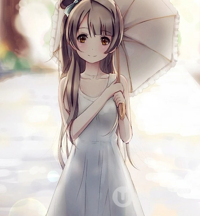 邻家女孩插画美图-邻家那个漂亮的女孩