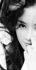 黑白魅力袁姗姗 长发唯美黑白图片