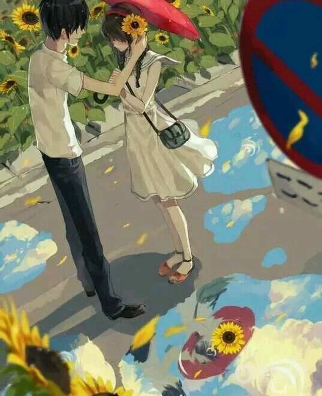两个人的世界-两个人动漫插画美图