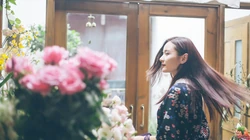 高清壁纸-花店里的女孩