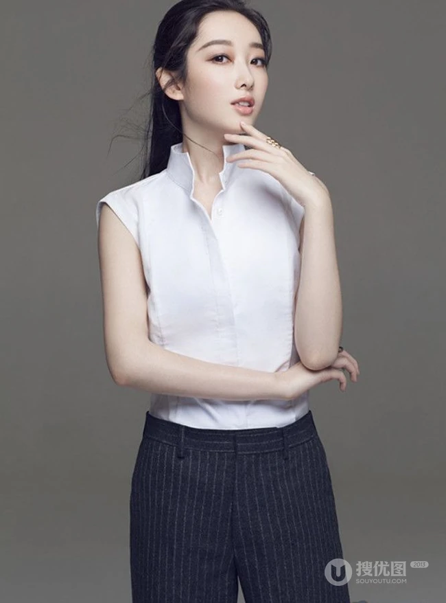 纯女生星蒋梦婕图片 展时尚都市女性魅力