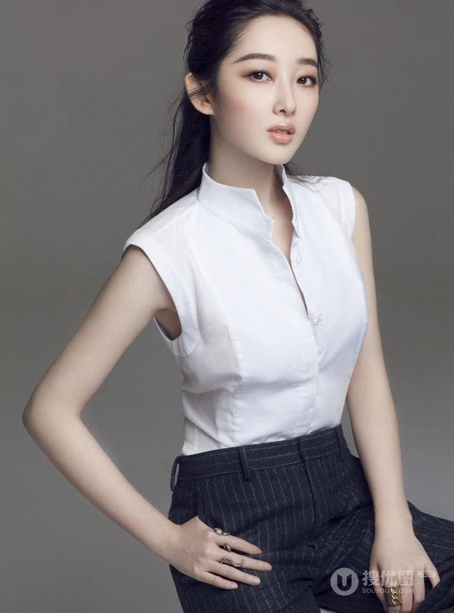 纯女生星蒋梦婕图片 展时尚都市女性魅力