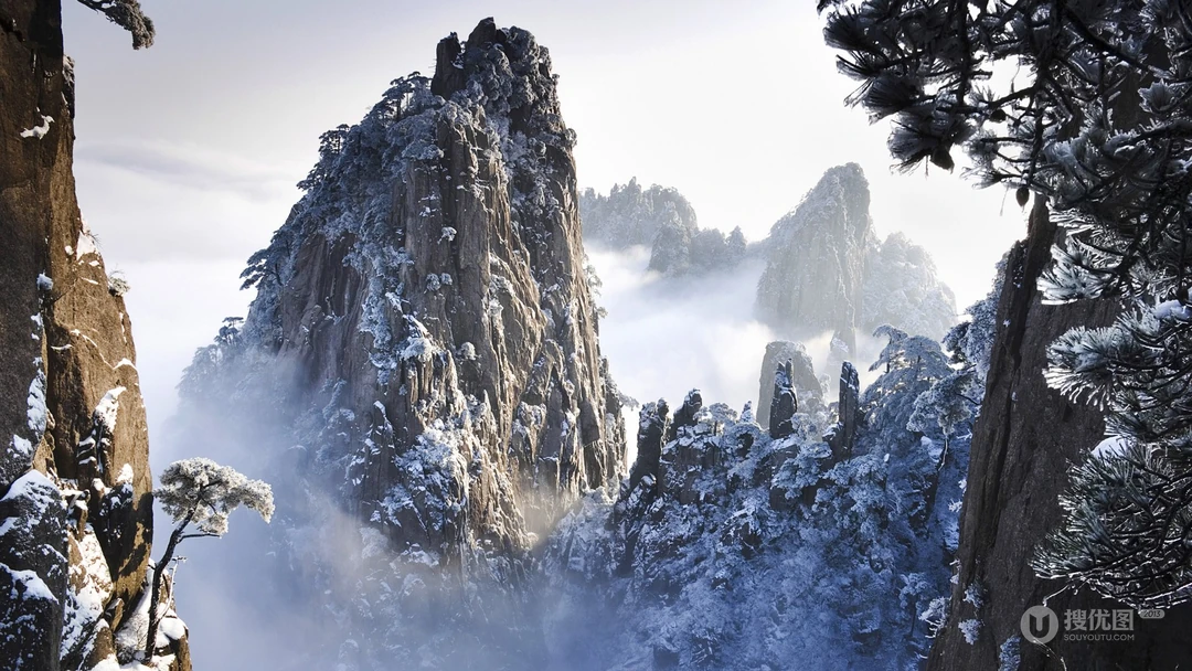 唯美黄山旅游区高清壁纸下载