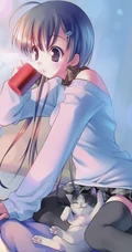 冬季里那些可爱的少女动漫少女图片