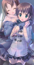冬季里那些可爱的少女动漫少女图片
