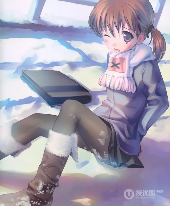 冬季里那些可爱的少女动漫少女图片