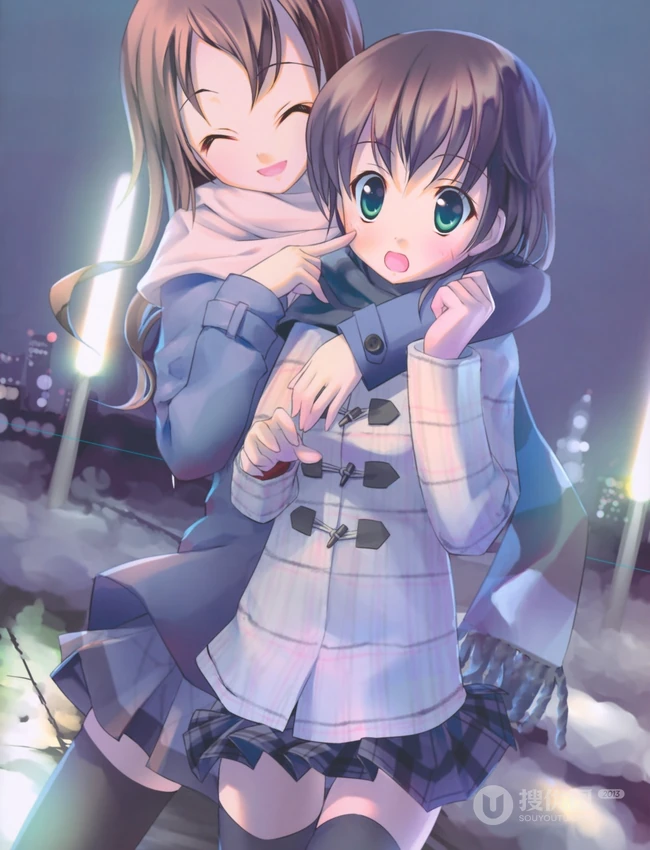 冬季里那些可爱的少女动漫少女图片