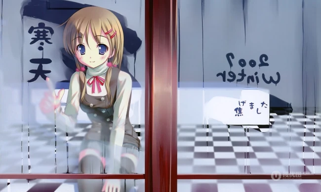 冬季里那些可爱的少女动漫少女图片