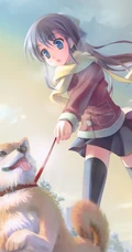 冬季里那些可爱的少女动漫少女图片
