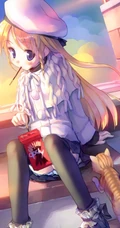 冬季里那些可爱的少女动漫少女图片