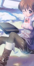 冬季里那些可爱的少女动漫少女图片