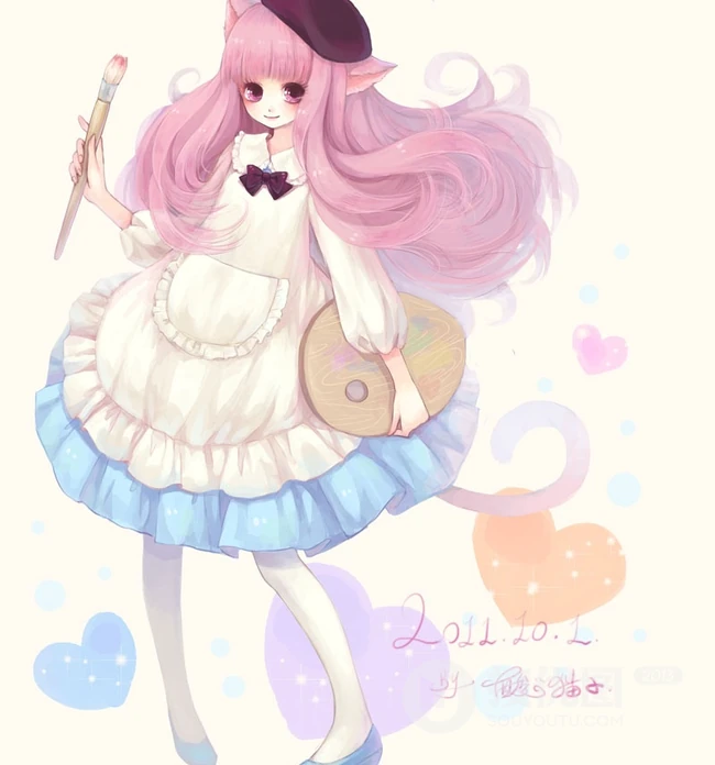 手绘图-唯美手绘动漫插画