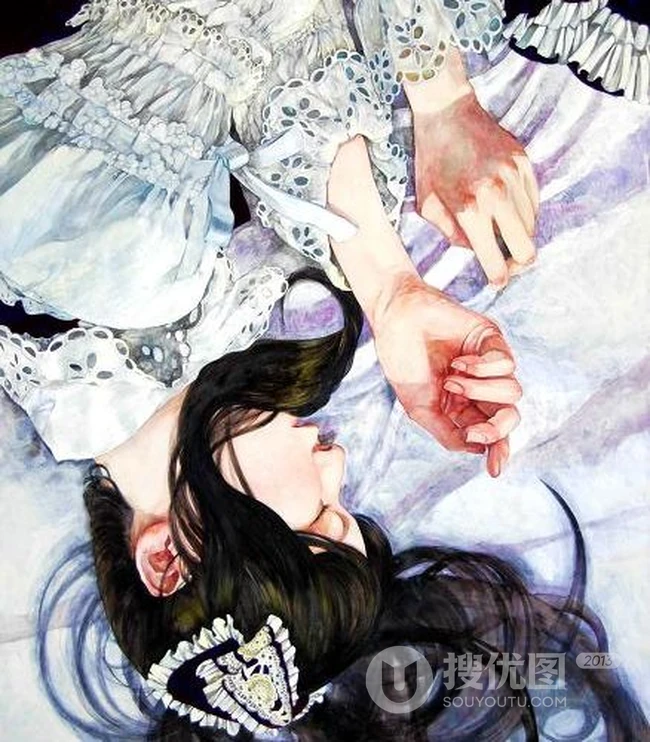 手绘图-唯美手绘动漫插画
