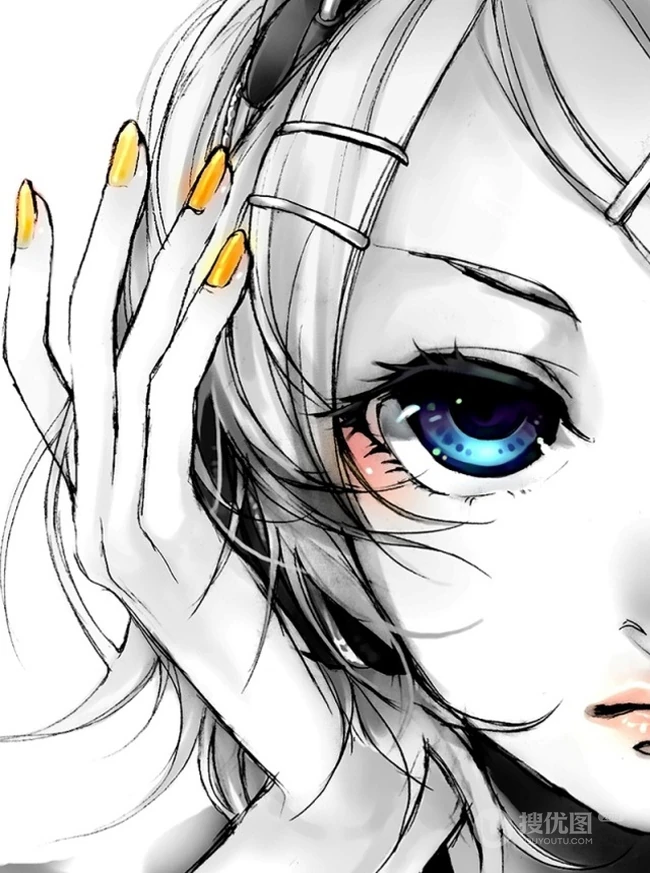 手绘图-唯美手绘动漫插画