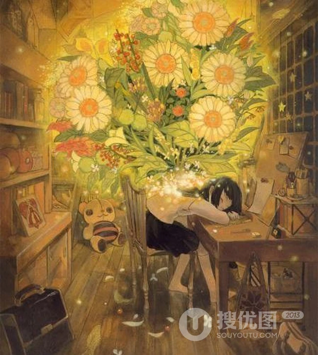 手绘图-唯美手绘动漫插画