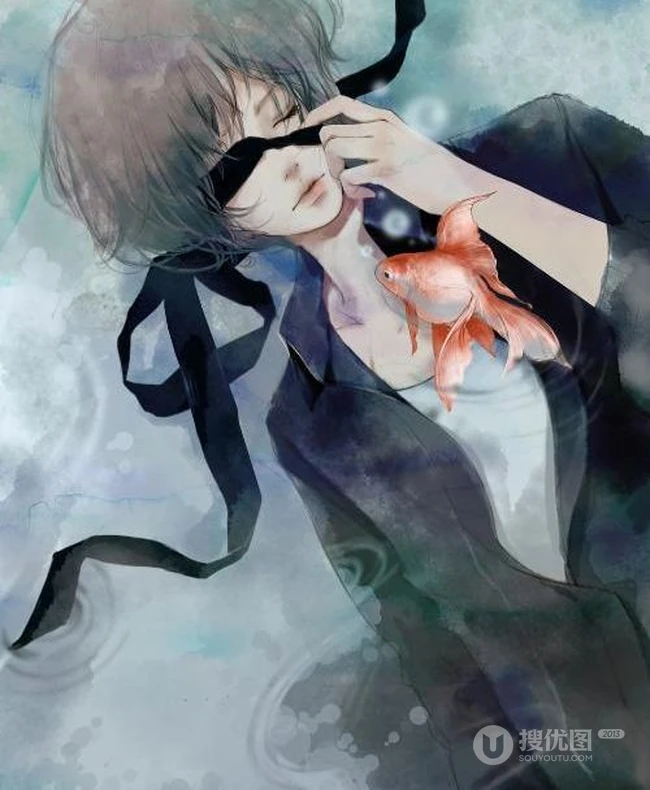 手绘图-唯美手绘动漫插画