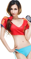 气质三星足球宝贝助阵世界杯-精选超清大图