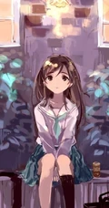 静夜的诗-二次元唯美动漫女孩插画