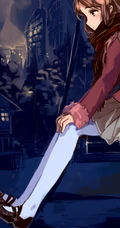 静夜的诗-二次元唯美动漫女孩插画