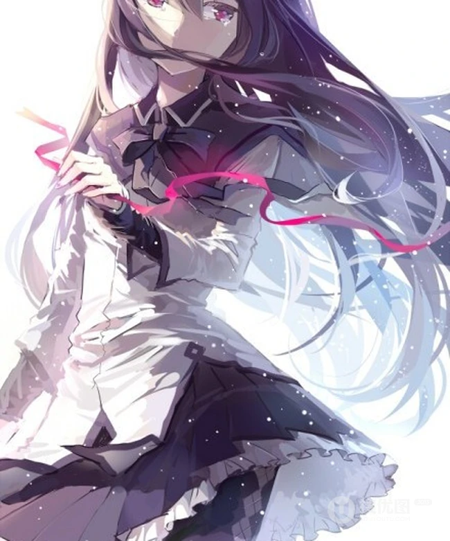 静夜的诗-二次元唯美动漫女孩插画