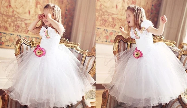 公主范-欧美可爱女生公主婚纱图片