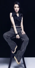 秦岚时尚杂志写真 展淑女时尚风采