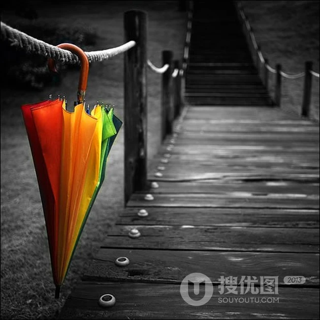 下雨意境图片-雨落下的忧伤