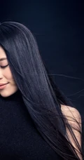 女明星温心高清图片 黑色优雅知性魅力