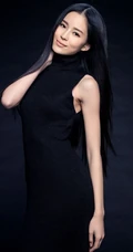 女明星温心高清图片 黑色优雅知性魅力