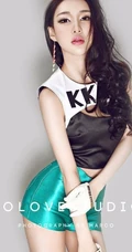 ps女王-模特郭美美高清紧身线条写真