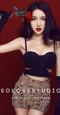 ps女王-模特郭美美高清紧身线条写真